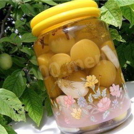 Рецепт Маринованной алычи