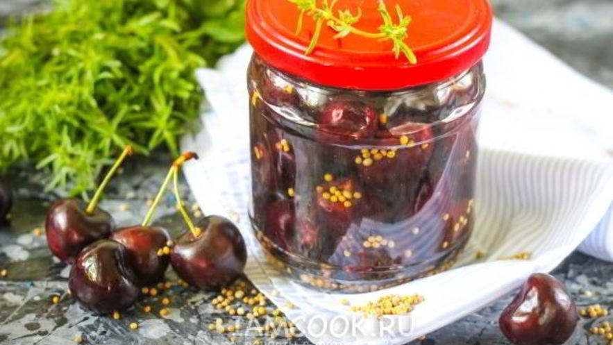 Рецепт маринованной черешни на зиму