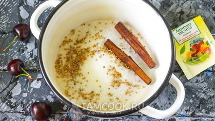 Рецепт маринованной черешни на зиму