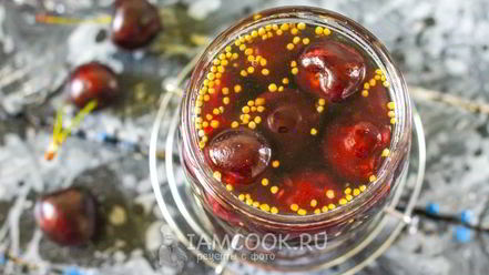 Рецепт маринованной черешни на зиму