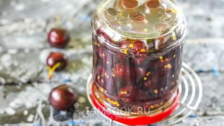 Рецепт маринованной черешни на зиму