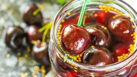 Рецепт маринованной черешни на зиму