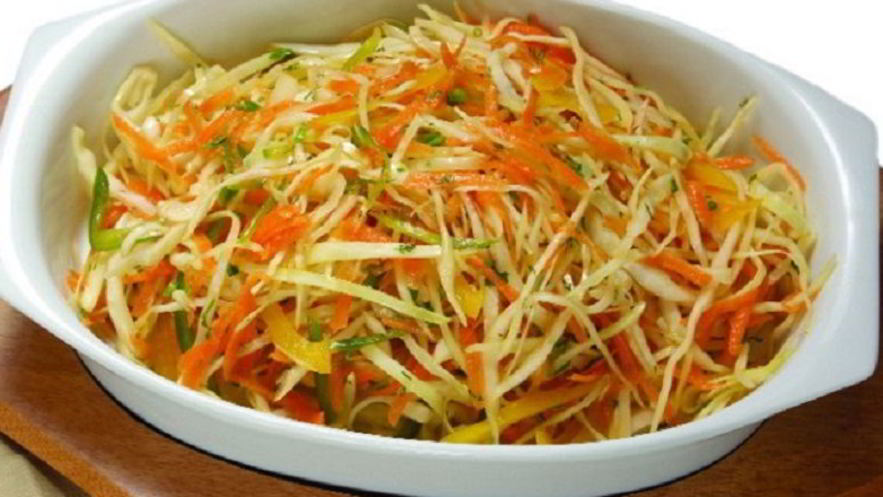 Рецепт маринованной капусты с болгарским перцем