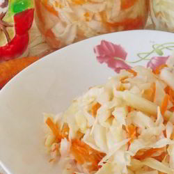 Рецепт Маринованной капусты с луком и морковью