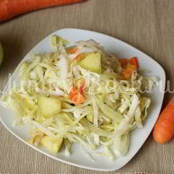 Рецепт Маринованной капусты с яблоками