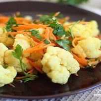 Маринованная цветная капуста по-корейски