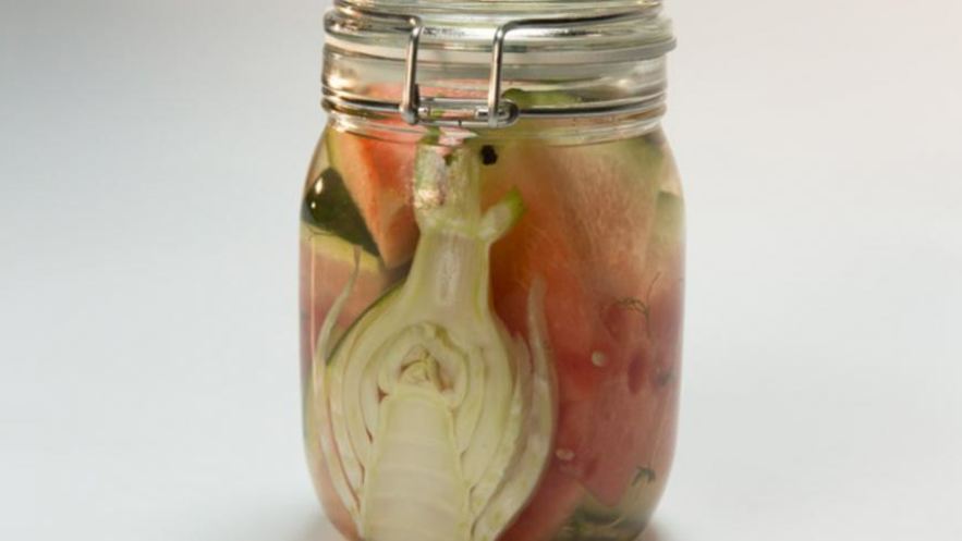 Рецепт маринованного арбуза с фенхелем