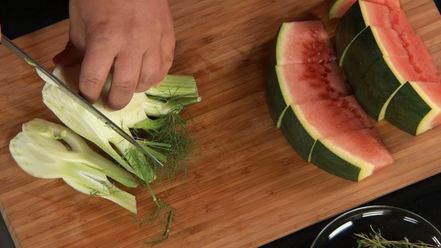 Рецепт маринованного арбуза с фенхелем
