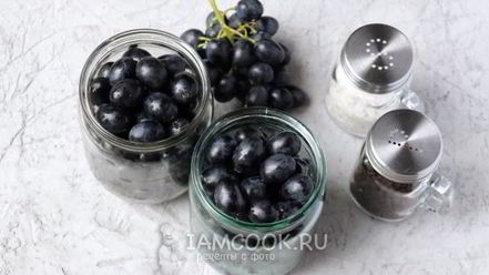 Рецепт маринованного винограда на зиму без стерилизации