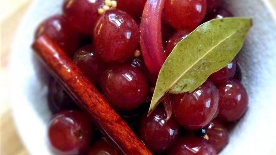 Рецепт маринованного винограда