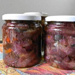 Рецепт Маринованных баклажанов с чесноком