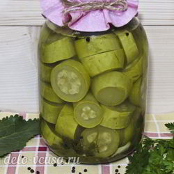 Рецепт Маринованных кабачков на зиму