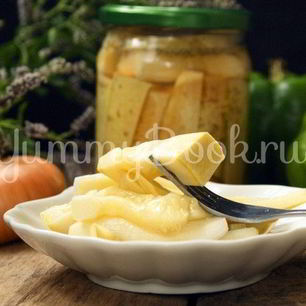 Рецепт Маринованных кабачков с кетчупом Чили