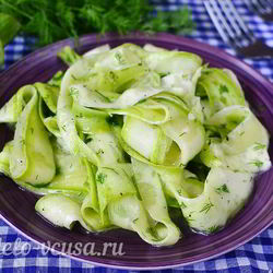 Рецепт Маринованных кабачков с зеленью