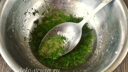 Рецепт маринованных кабачков с зеленью