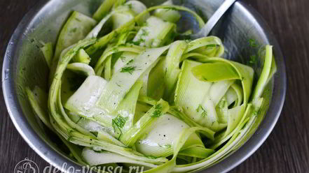 Рецепт маринованных кабачков с зеленью