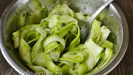 Рецепт маринованных кабачков с зеленью