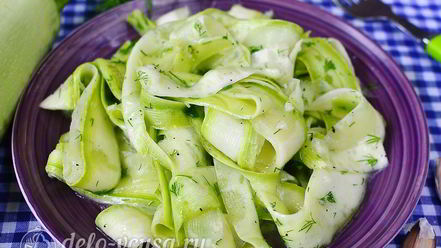 Рецепт маринованных кабачков с зеленью