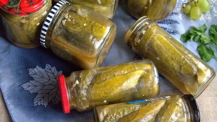 Рецепт маринованных огурцов с горчицей