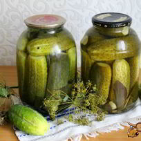 Маринованные огурцы с имбирем