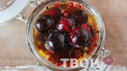 Рецепт маринованных слив