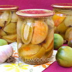 Рецепт Маринованных зеленых помидоров на зиму