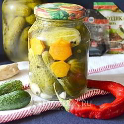Рецепт Огурцов сладких маринованных на зиму