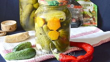 Рецепт огурцов сладких маринованных на зиму