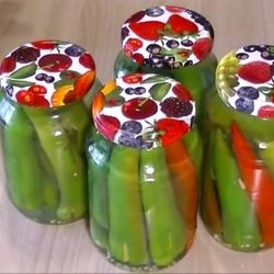 Рецепт Перца горького маринованного на зиму без стерилизации