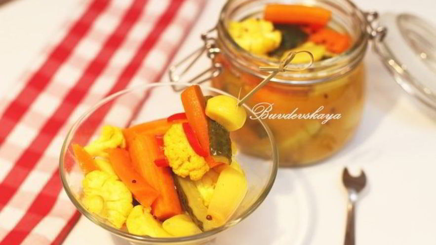 Рецепт пикалили — маринованных острых овощей