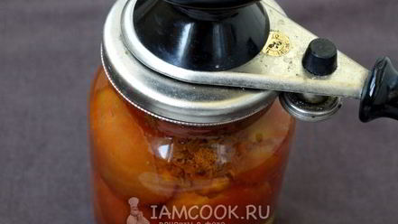 Рецепт помидоров, маринованных с бархатцами