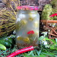 Рецепт Огурцов бочковых на зиму в банках