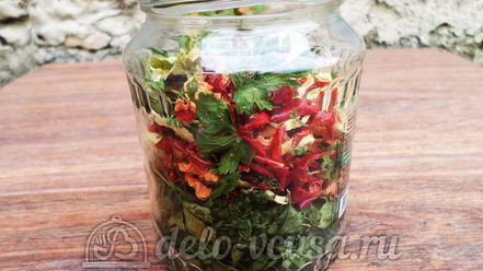 Рецепт овощной приправы