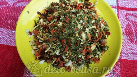 Рецепт овощной приправы