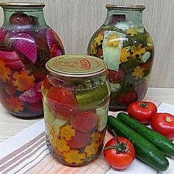 Рецепт Овощного ассорти на зиму