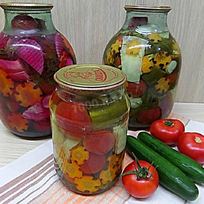 Овощное ассорти на зиму