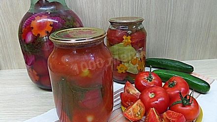 Рецепт овощного ассорти на зиму