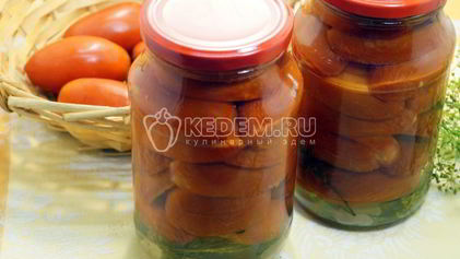 Рецепт Помидоров в желе на зиму