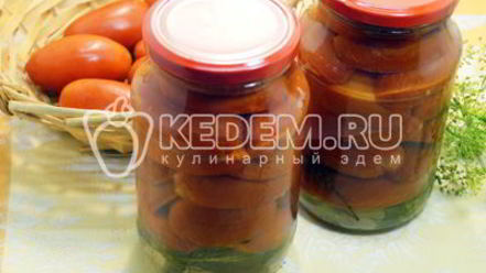 Рецепт помидоров в желе на зиму