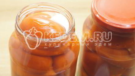 Рецепт помидоров в желе на зиму