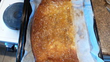 Рецепт апельсинового рулета с повидлом