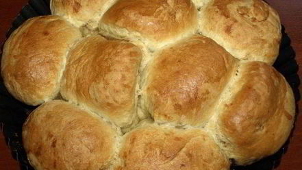 Рецепт булочек с яблочным повидлом