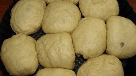 Рецепт булочек с яблочным повидлом