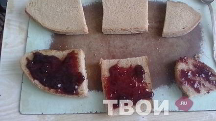 Рецепт бутера с повидлом