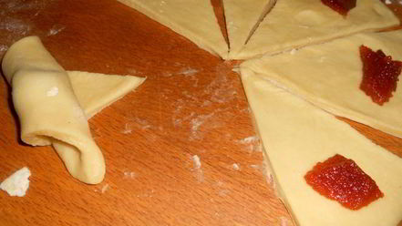 Рецепт круасан с повидлом