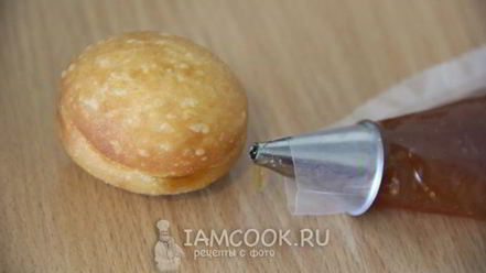 Рецепт пончиков с повидлом