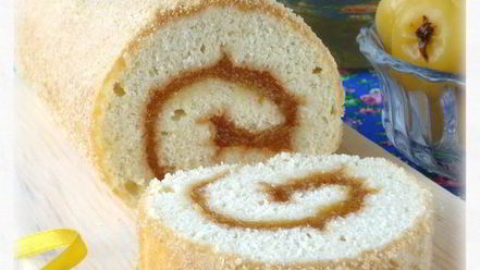 Рецепт рулета с яблочным повидлом