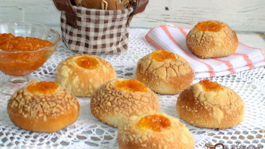 Рецепт выборгской сдобы с повидлом