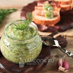 Рецепт Приправы из крыжовника с чесноком на зиму