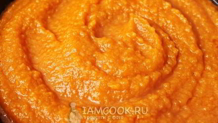 Рецепт пюре из кабачков на зиму